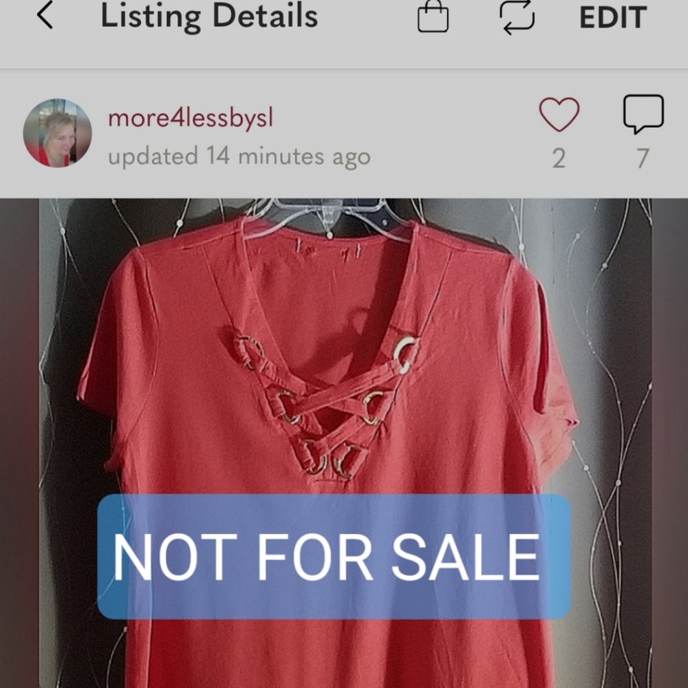 PRE- LOVED MICHAEL KORS Criss-Ctoss V Neck Top